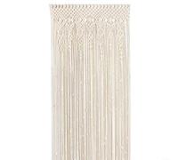 EpheyFIF Rideau de porte tissé bohème - 90 x 180 cm - 90 x 200 cm - 100 x 200 cm - Dentelle de coton macramé - À suspendre au mur - Pour toile de fond de mariage, fenêtre, arche - Décoration