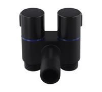 EpheyFIF Robinet de machine à laver double commande G1/2 1 pouce 2,5 cm Vanne triangulaire