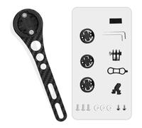 EpheyFIF Support de vélo réglable en fibre de carbone pour vélo de montagne, léger et antirouille, pour Garmin