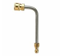 EpheyFIF Tige d'extension pour nettoyeur haute pression 140 mm pour lance, gouttière, outils de nettoyage, corps en métal, joint en acier inoxydable, 4000 psi