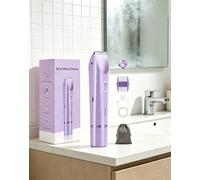 Ephra Afeitadora Mujer, Afeitadora 2 En 1 Mujer Ephra Ipx7 Impermeable, Maquinilla Afeitar Con 4 Peines De Precisión, Pantalla LED, Recarga USB, Cara, Braces Y Cuerpo，Violet