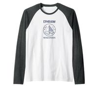 Ephraim Wisconsin Cool Sailboat Manche Raglan
