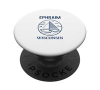 Ephraim Wisconsin Cool Sailboat PopSockets PopGrip Adhésif