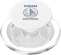Ephraim Wisconsin Cool Sailboat PopSockets PopGrip pour MagSafe