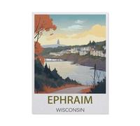 Ephraim Wisconsin，Puzzle 1500 Pieces Paper Puzzle Adult Children's Educational Toy Family Decompression Game（57x87cm）-EX90