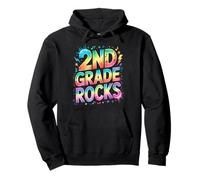 Epic 2ND Grade Rocks Last Day Tiny Humans Teacher Sign My Sweat à Capuche