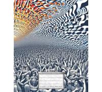 Epic 3D Stereograph Exercise Book - Wide Ruled, 110 Pages, 7.5 x 9.25: Stand Out in Class or Work with a Mind-Bending 3D Cover