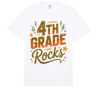 Epic 4th Grade Rocks Panneau à Monter soi-même avec Inscription « First Day Music Teacher Team » Comfort Colors Adult Heavyweight T-Shirt
