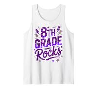Epic 8TH Grade Rocks, Professeur de Musique pour Le Premier Jour, Filles, Bricolage et écriture Débardeur