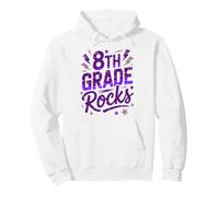 Epic 8TH Grade Rocks, Professeur de Musique pour Le Premier Jour, Filles, Bricolage et écriture Sweat à Capuche
