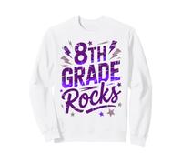 Epic 8TH Grade Rocks, Professeur de Musique pour Le Premier Jour, Filles, Bricolage et écriture Sweatshirt