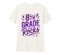 Epic 8TH Grade Rocks, Professeur de Musique pour Le Premier Jour, Filles, Bricolage et écriture T-Shirt Haut de Gamme