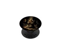 Epic Bible Story Christian Graphic - Daniel and Lions PopSockets PopGrip Adhésif