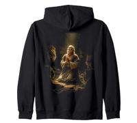 Epic Bible Story Christian Graphic - Daniel and Lions Sweat à Capuche