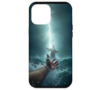 Epic Bible Story Christian Graphic - Jesus Saving Peter Coque pour iPhone 12 Pro Max