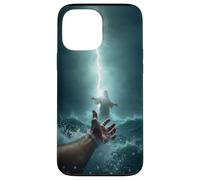 Epic Bible Story Christian Graphic - Jesus Saving Peter Coque pour iPhone 13 Pro Max