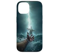Epic Bible Story Christian Graphic - Jesus Saving Peter Coque pour iPhone 14