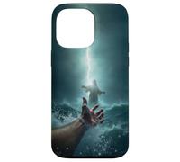 Epic Bible Story Christian Graphic - Jesus Saving Peter Coque pour iPhone 14 Pro Max