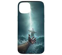 Epic Bible Story Christian Graphic - Jesus Saving Peter Coque pour iPhone 15 Plus
