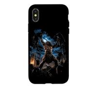 Epic Bible Story Christian Graphic - Samson Battle Coque pour iPhone X/XS