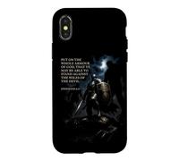 Epic Bible Verse Christian Graphic - Put on The Armor of God Coque pour iPhone X/XS