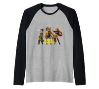 Epic Cat Warriors Parodie Retro Synthwave Esthétique Manche Raglan