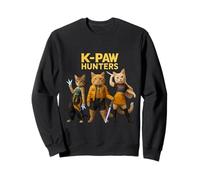 Epic Cat Warriors Parodie Retro Synthwave Esthétique Sweatshirt