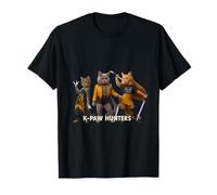 Epic Cat Warriors Parodie Retro Synthwave Esthétique T-Shirt