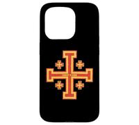 Epic Catholic Jérusalem Cross - Christian Crusader Knight Coque pour iPhone 15 Pro