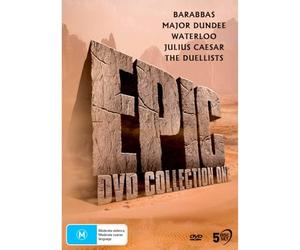 Epic DVD Collection One: Barabbas/Major Dundee/Waterloo/Julius Caesar/The Duellists [Import]