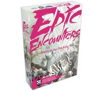 Epic Encounters: Hall of The Orc King - RPG Fantasy Jeu de rôle avec 20 Miniatures, Tapis de Jeu Double Face et Livre d'aventure Game Master avec statistiques Monstres, Compatible 5E