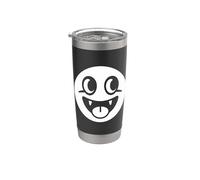 Epic Face Vampire Y2K Emo Goth Gobelet isotherme en acier inoxydable double paroi