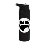 Epic Face Vampire Y2K Streetwear, Emo Graphic Stainless Steel Insulated Water Bottle