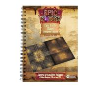 Epic Forge - Livre Plateau de Jeu : Donjons (305x420 mm) Format A3, Rouge et Marron