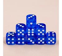 Epic Forge Lot de 36 dés 6 Faces - 12mm- Bleu Transparent