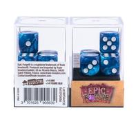 Epic Forge Lot de 5 Dés 6 Faces - Blue Pearl