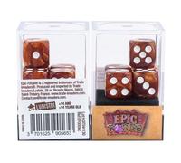 Epic Forge Lot de 5 Dés 6 Faces - Brown Pearl