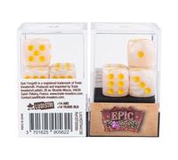 Epic forge Lot de 5 dés 6 Faces - White Pearl
