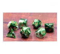 Epic Forge-Lot de 7 dés - Emerald White Jade