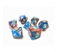 Epic Forge-Lot de 7 dés en boîte- Fusion Bleu et Or