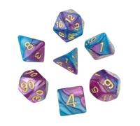 Epic Forge-Lot de 7 dés en boîte - Fusion Bleu et Violet Clair