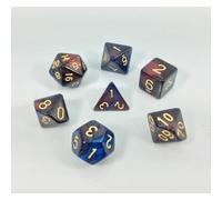 Epic Forge- Lot de 7 dés en boîte - Fusion Rouge et Bleu