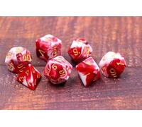 Epic Forge-Lot de 7 dés multiformat - Cherry Cream
