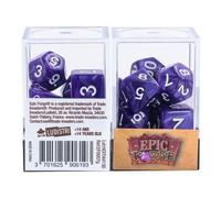 Epic Forge Lot de 7 Dés multiformat - Violet nacré