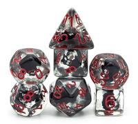 Epic Forge-Lot de 7 dés résine Gamme Insert - en Boite - Chauve-Souris