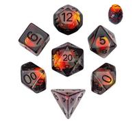 Epic Forge-Lot de 7 dés résine Gamme Insert - en Boite - Le Dernier Œuf de Dinosaure