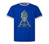 Epic Games Fortnite T-shirt à manches courtes pour garçon Motif chevalier Noir - Bleu - 10_ Years