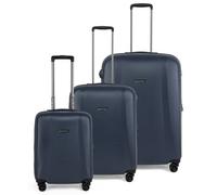 Epic GTO 5.0 4 roues Set de valises 3 pièces avec soufflet d'extension bleu