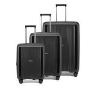 Epic Halo 4 roues Set de valises 3 pièces avec soufflet d'extension noir