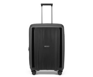 Epic Halo 4 roulettes Trolley 66 cm avec soufflet d'extension gris